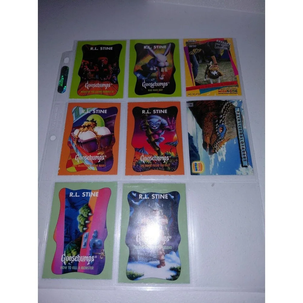 Fleer Trading 95 Power Rangers, Lion King, Goosebumps, Wishbone Toy Story + More
